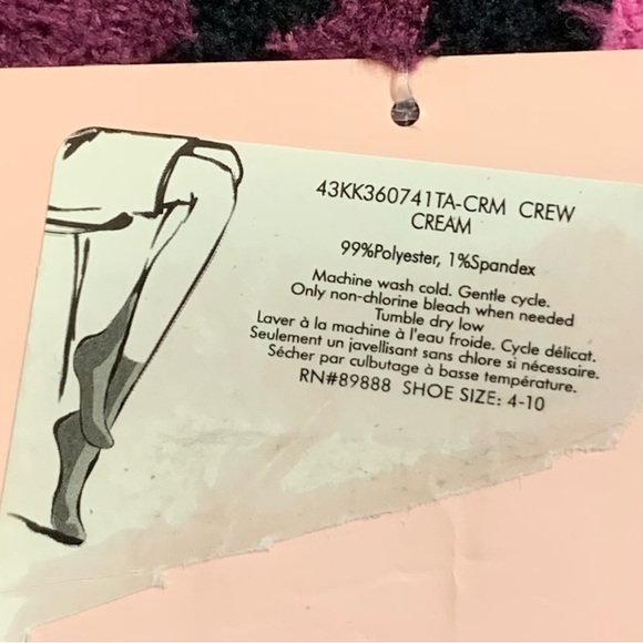 Kate Spade New York Slipper Socks OSFM Size 4-10 NWT $30 - Picture 9 of 9